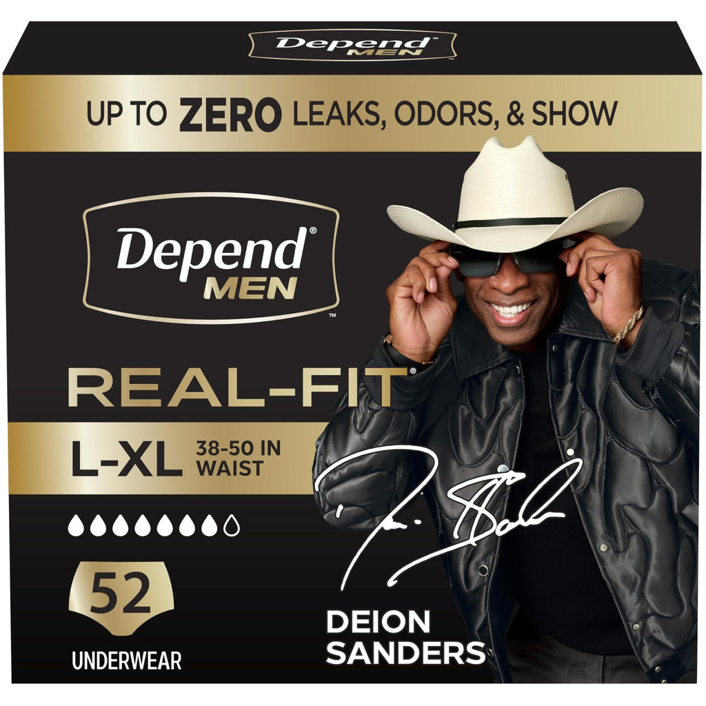 Depend Real Fit Men’s Incontinence Underwear – Absorbency

