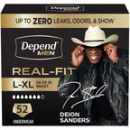 Depend Real Fit Men’s Incontinence Underwear – Absorbency

