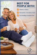 Special Essentials Diabetic Crew Socks for Men & Women

