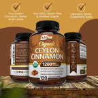 NutriFlair Organic Ceylon Cinnamon Supplement - USDA Organic

