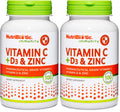 NutriBiotic Vitamin C D3 Zinc Immune Support