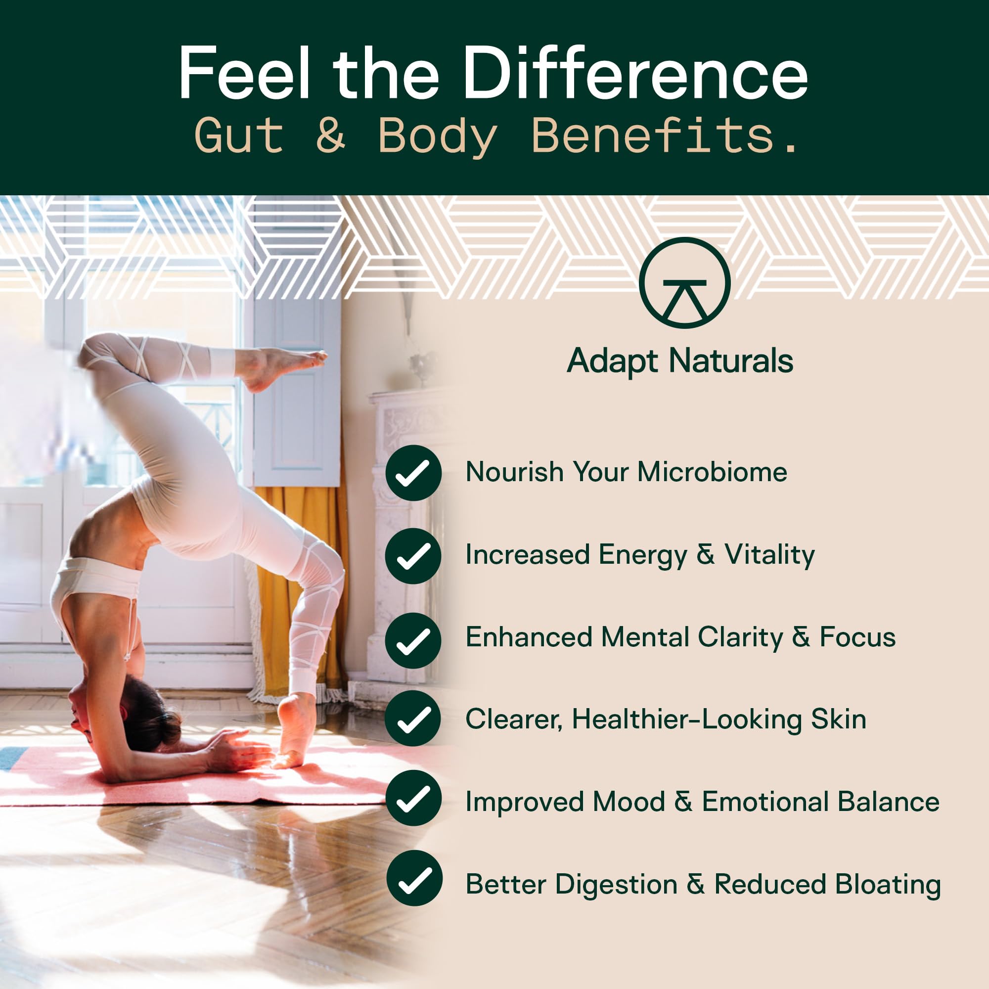 Adapt Naturals Biome Protect 4-in-1 Supplement

