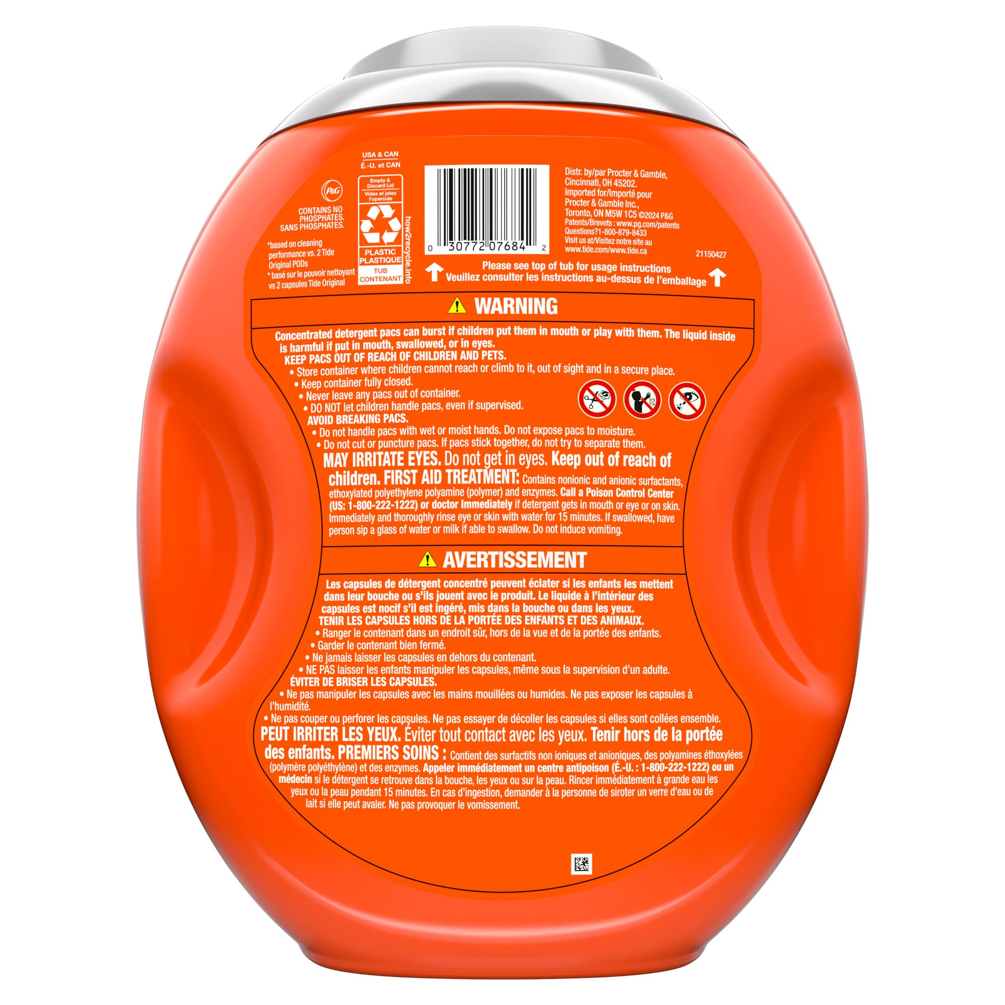 Tide Power PODS Detergent Pacs with Febreze Odor Eliminators

