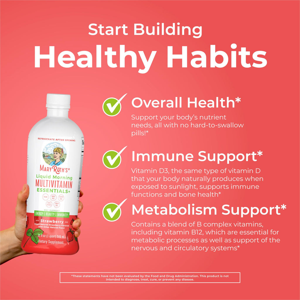 MaryRuth's Liquid Morning Multivitamin Essentials+ | Immunity


