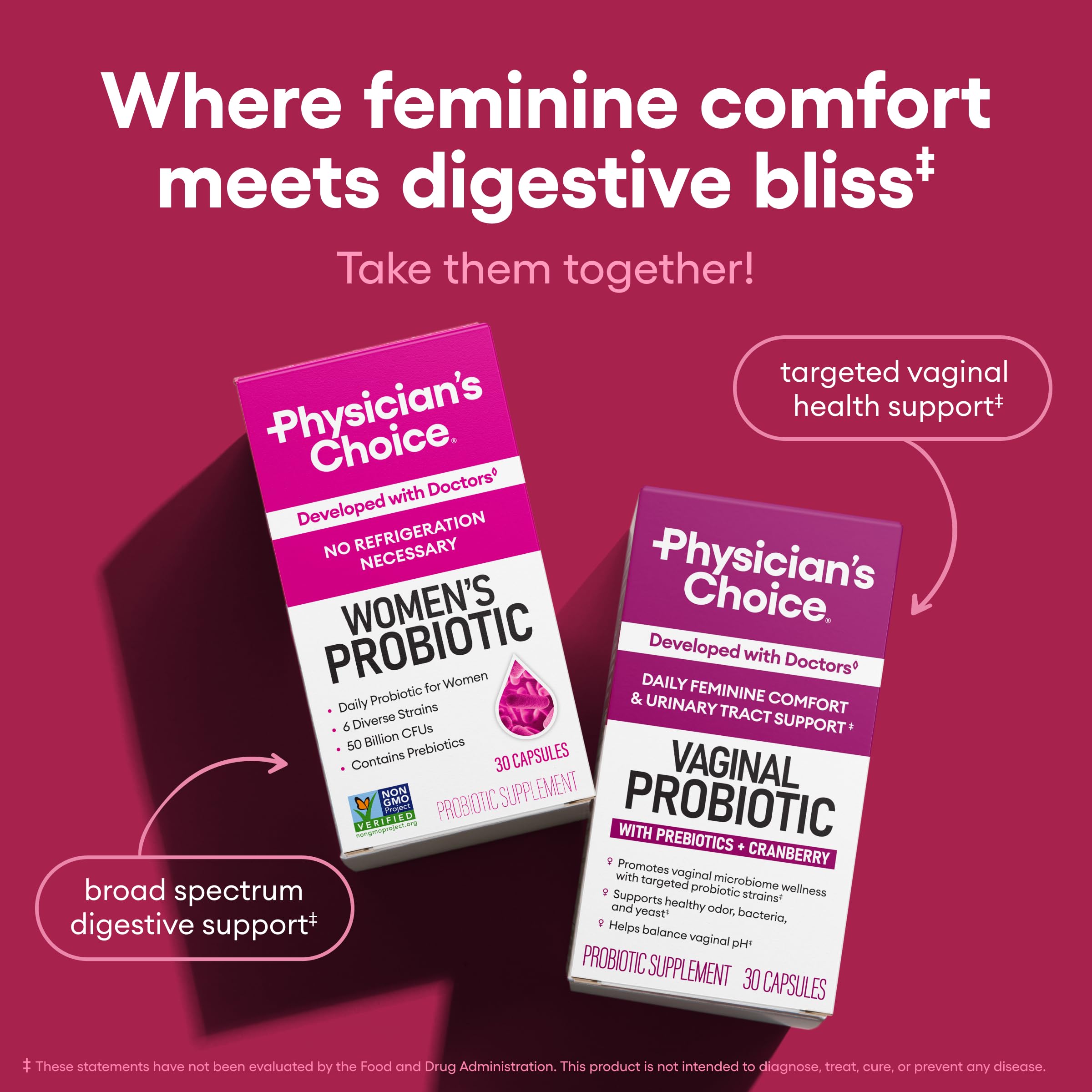 Physician's Choice Probiotics for Women - 50 Billion CFU

