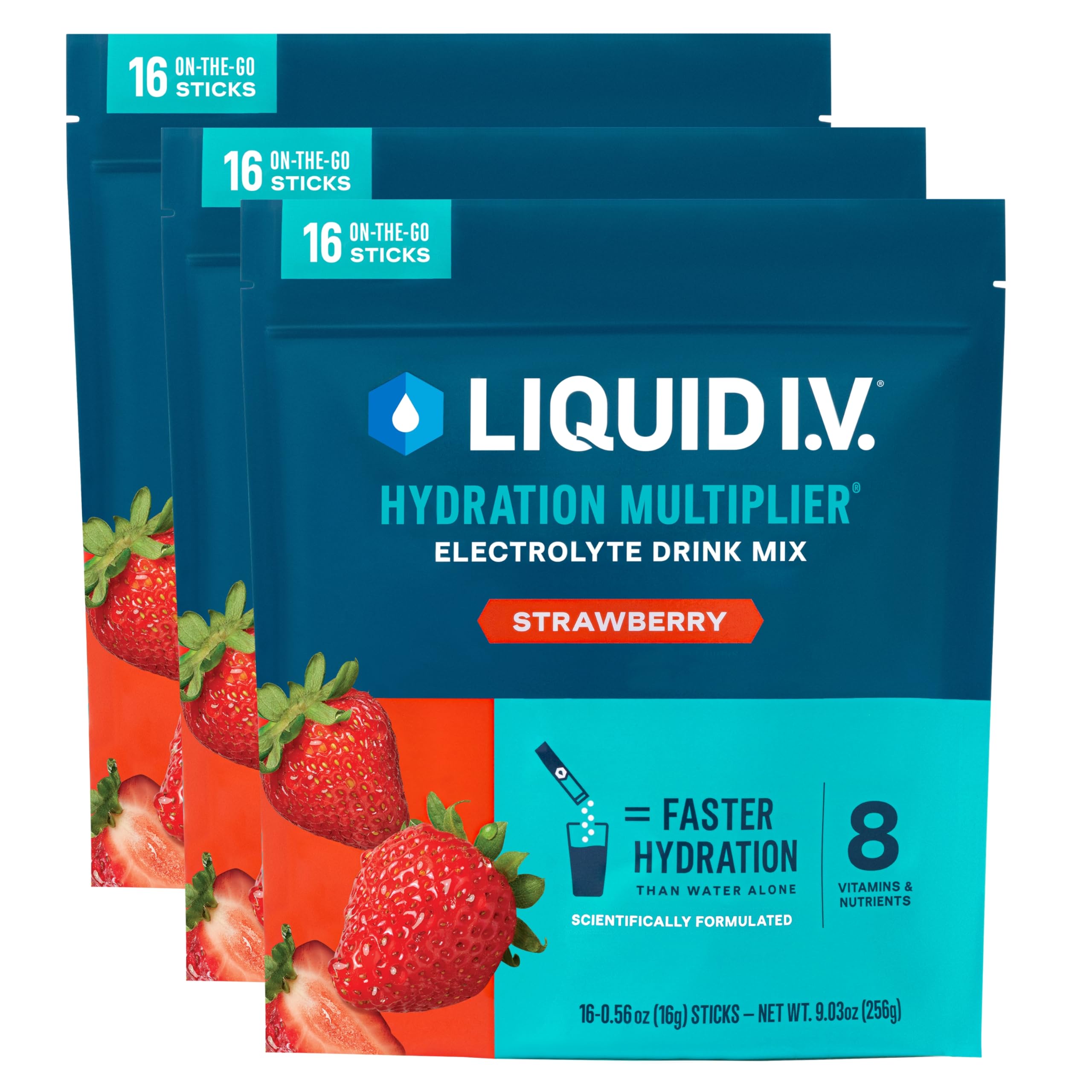 Liquid I.V. Hydration Multiplier Electrolyte Drink Mix

