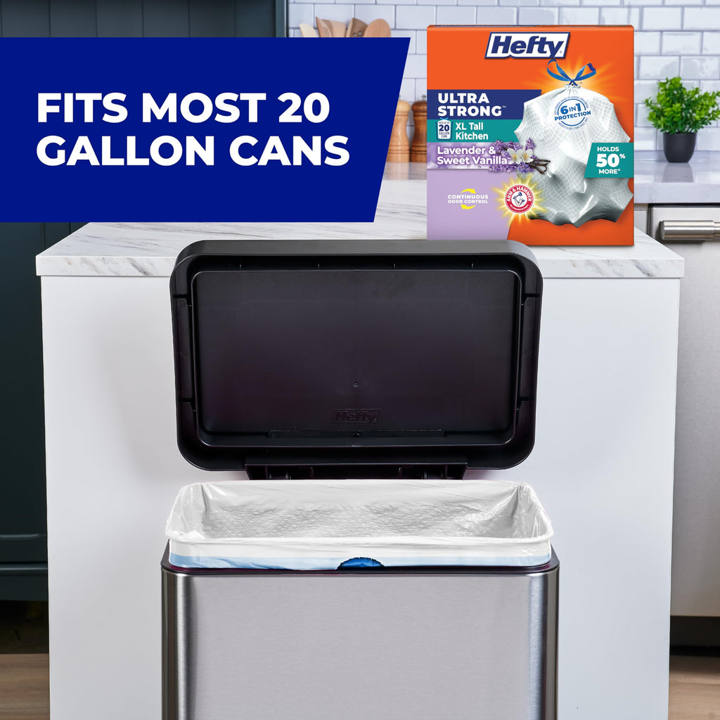 Hefty Ultra Strong Trash Bags - Odor Control & Drawstring

