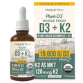 MenaQ7 Organic D3 K2 Vitamin Sublingual Drops 10000 IU