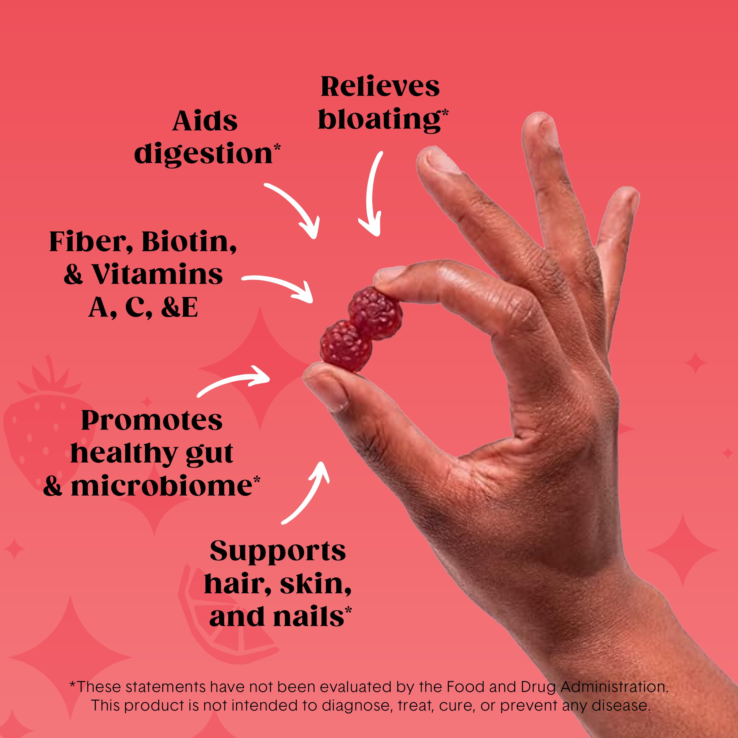 Bellway Fiber Gummies + Beauty Sugar Free Digestive Support

