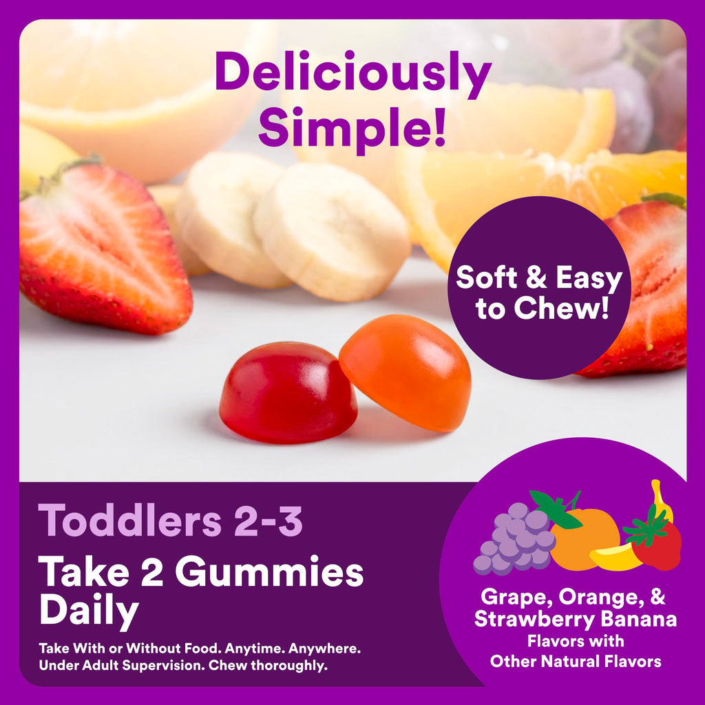 SmartyPants Toddler Multivitamin Gummies with Omega-3

