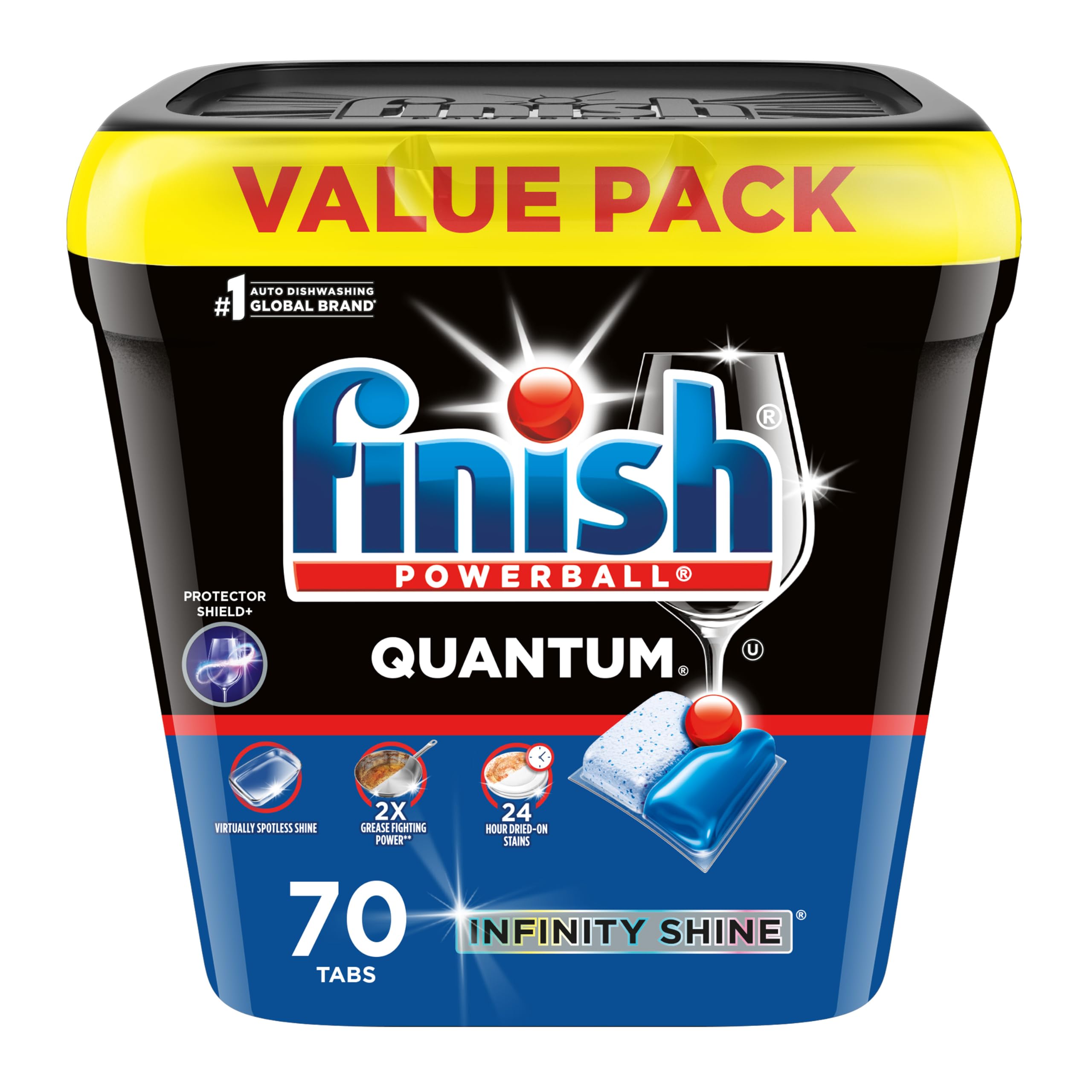 Finish Quantum Infinity Shine Dishwasher Pods

