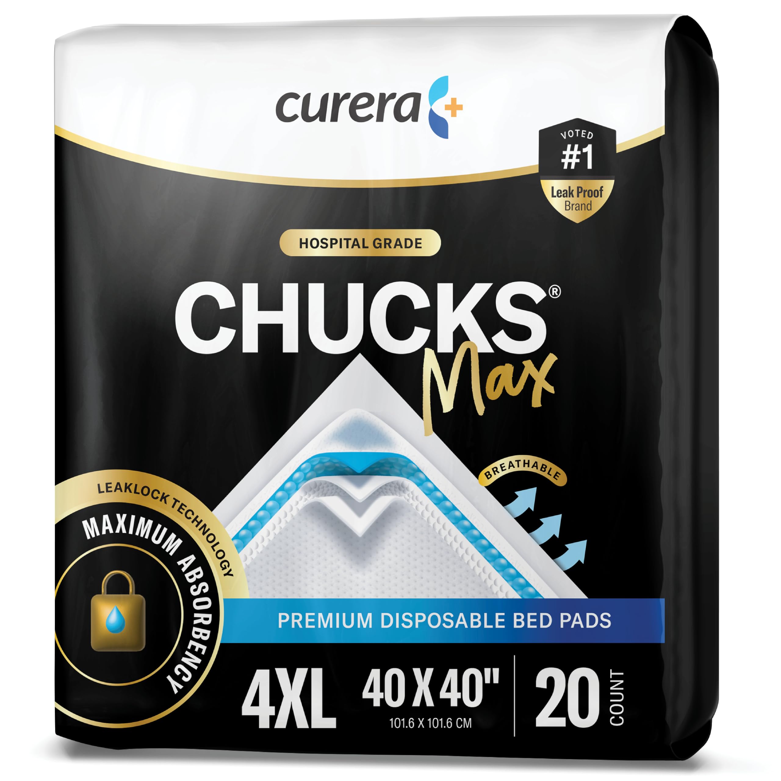 CHUCKS MAX Hospital Bed Pads for Adults