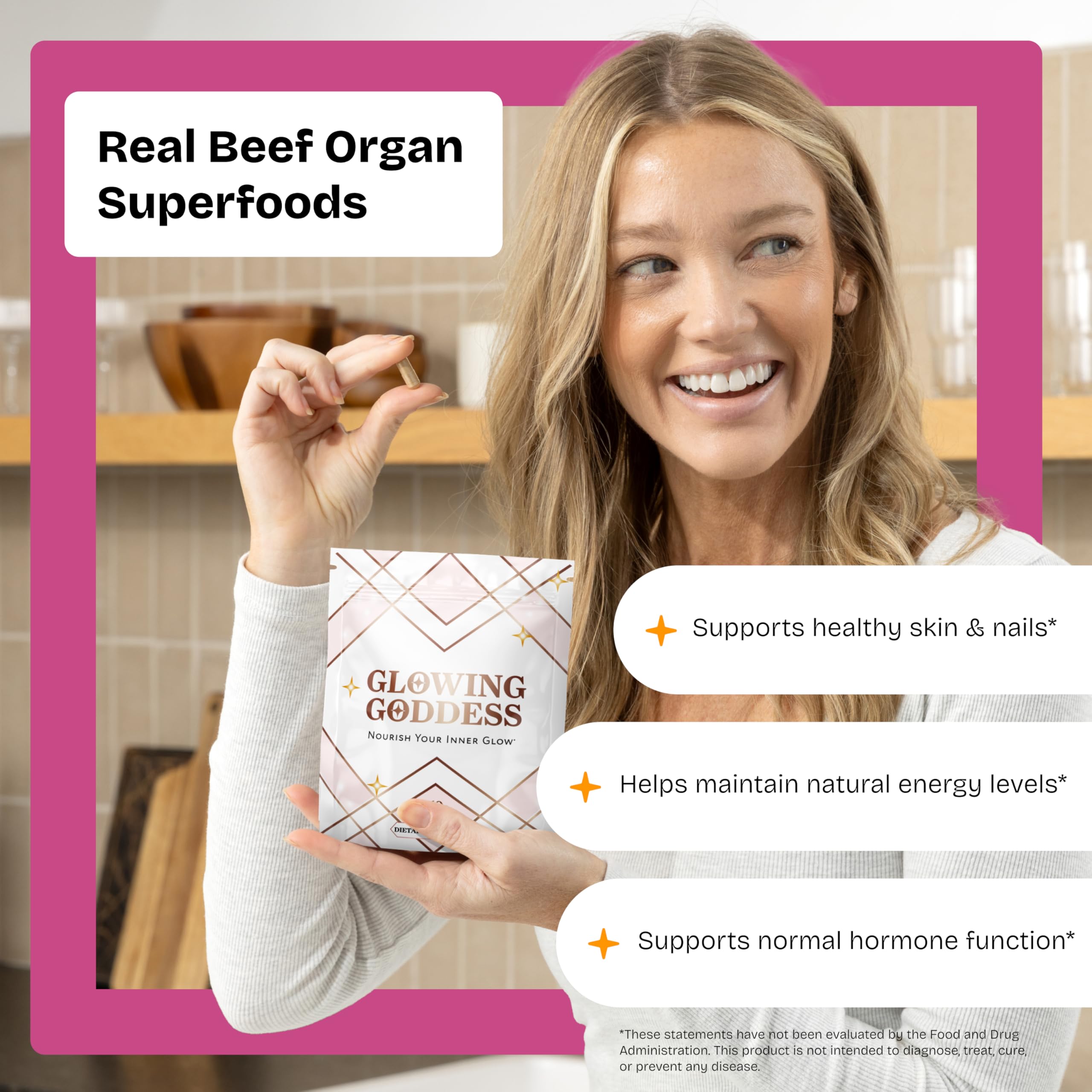 Beef Organ Superfood for Women – Grass-Fed USA | 3rd-Party Tested

