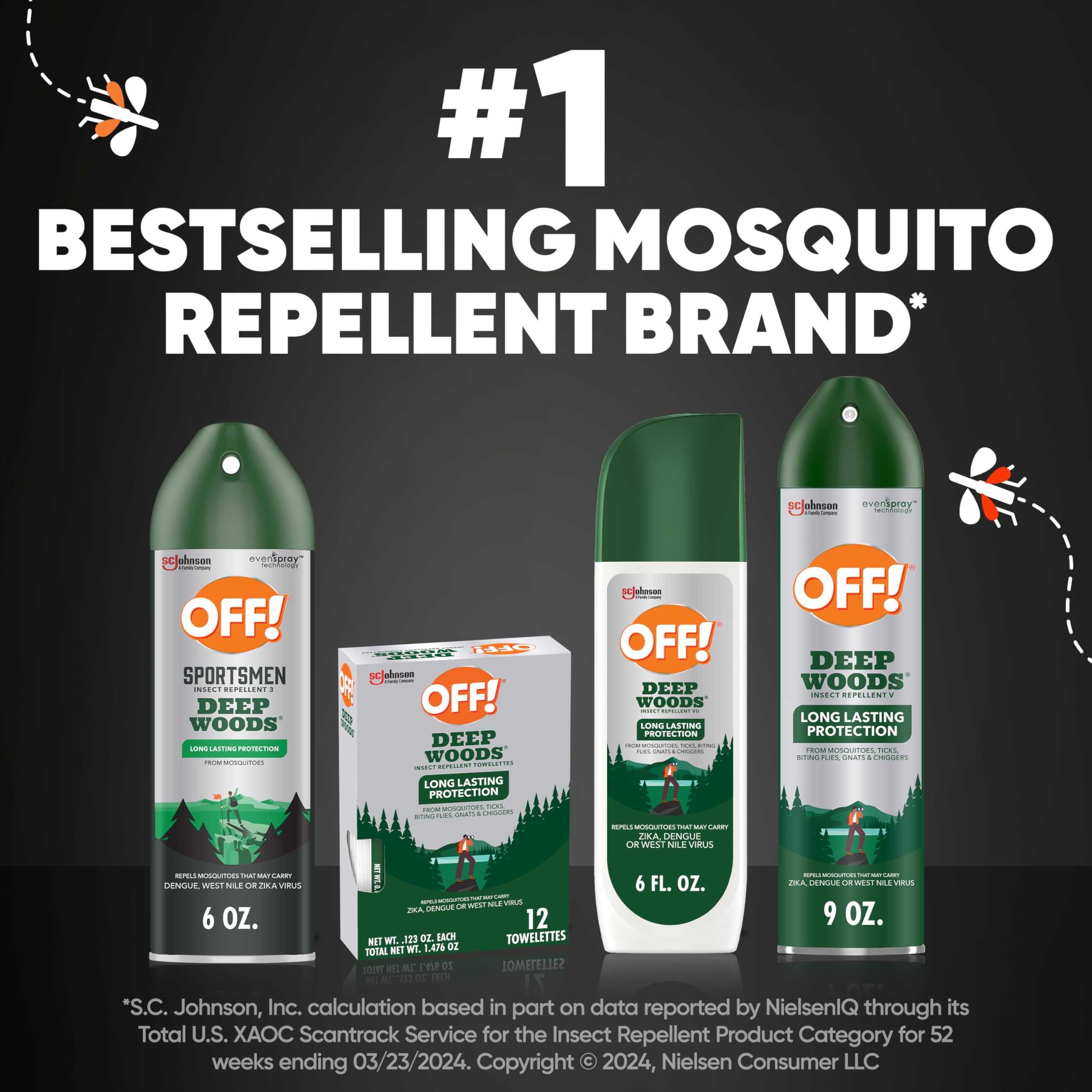 OFF! Deep Woods Sportsmen Insect Repellent Aerosol

