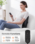 Boriwat Back Massager with Heat | Deep Tissue Shiatsu Pillow

