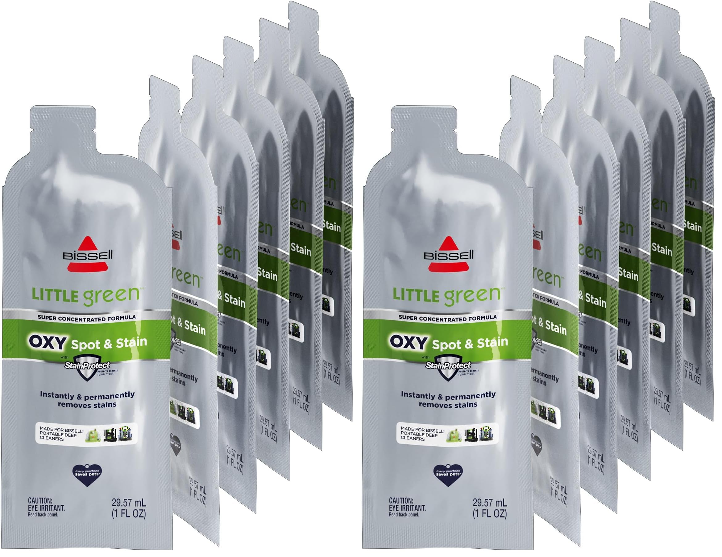 Bissell Little Green Spot & Stain Formula with OXY and StainProtect – Carpet Cleaner Solution