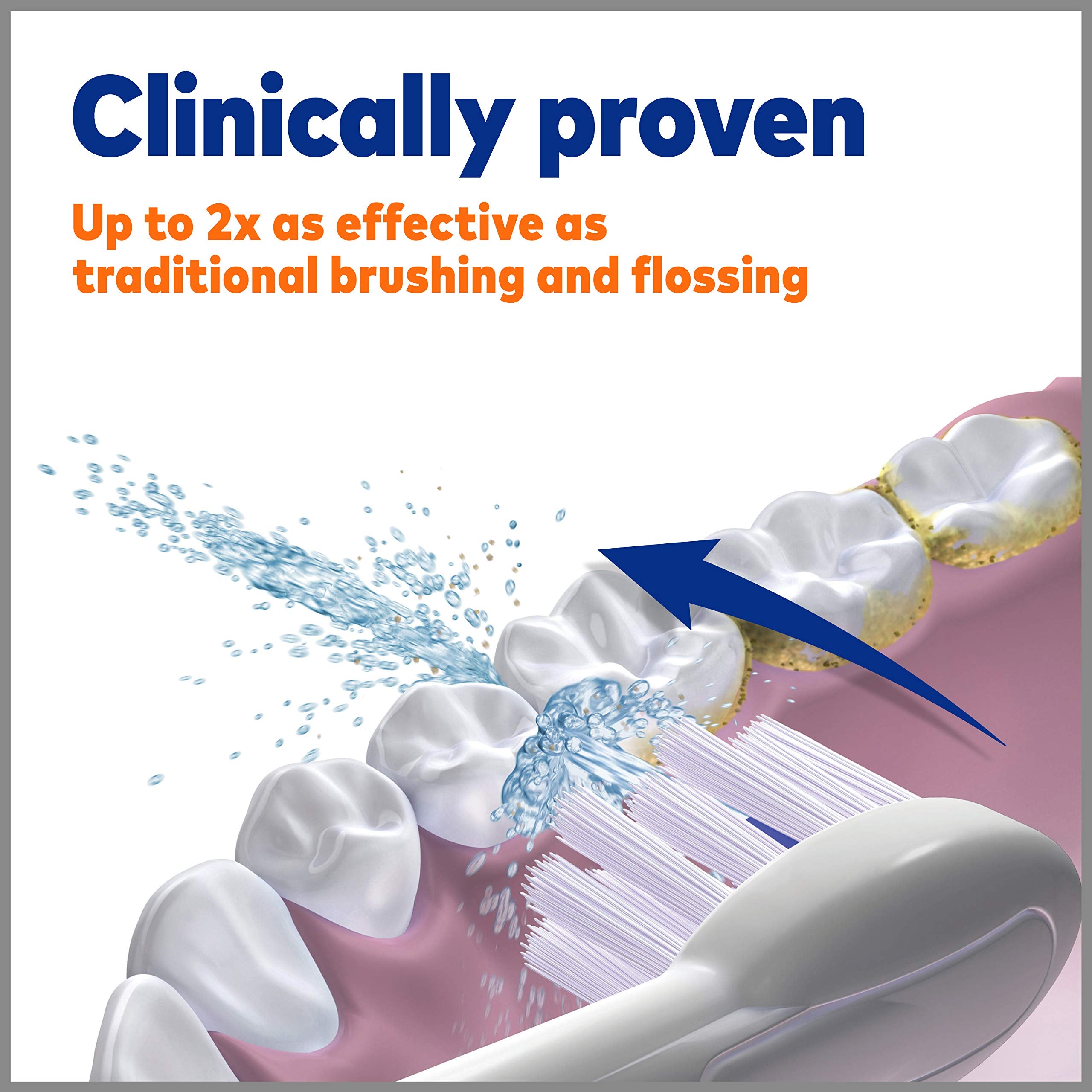 Waterpik Replacement Brush Heads for Sonic-Fusion SFFB-2EW


