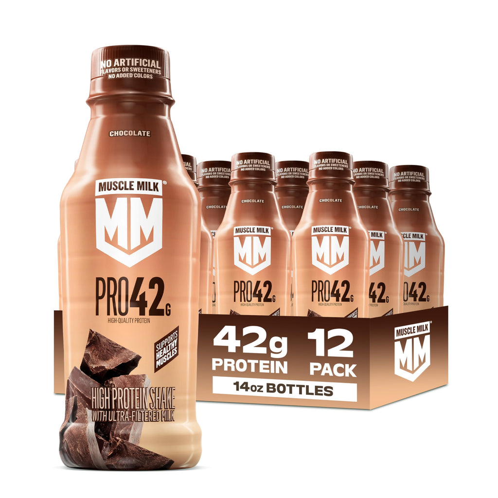 Muscle Milk Pro High Protein Shake 42g Protein per Bottle

