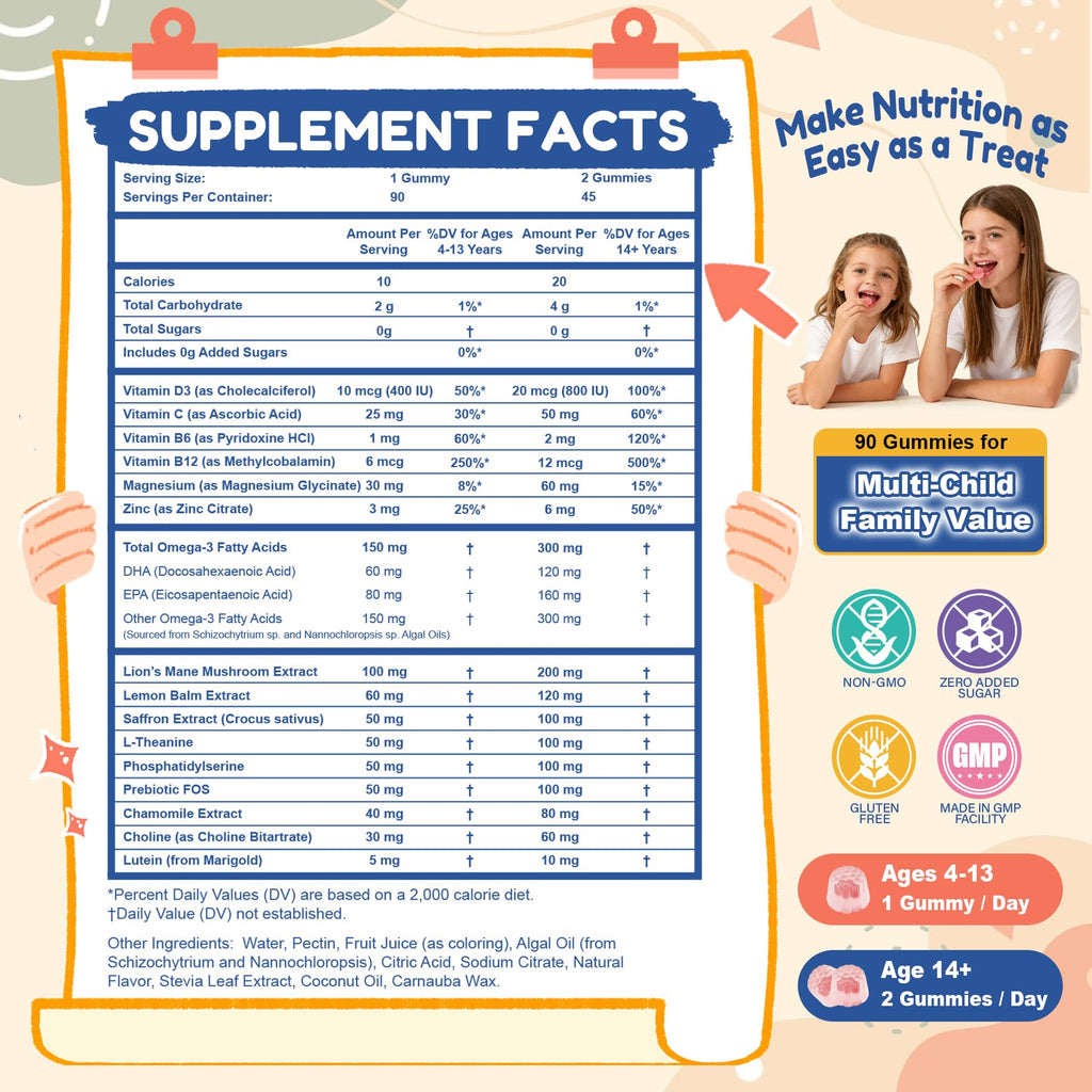 Welvigor Kids Mood & Focus Gummies

