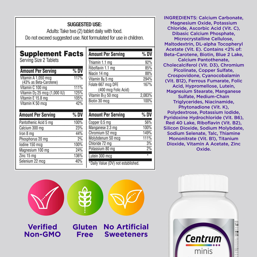 Centrum Silver Women's Multivitamin 50+ | Supports Wellness

