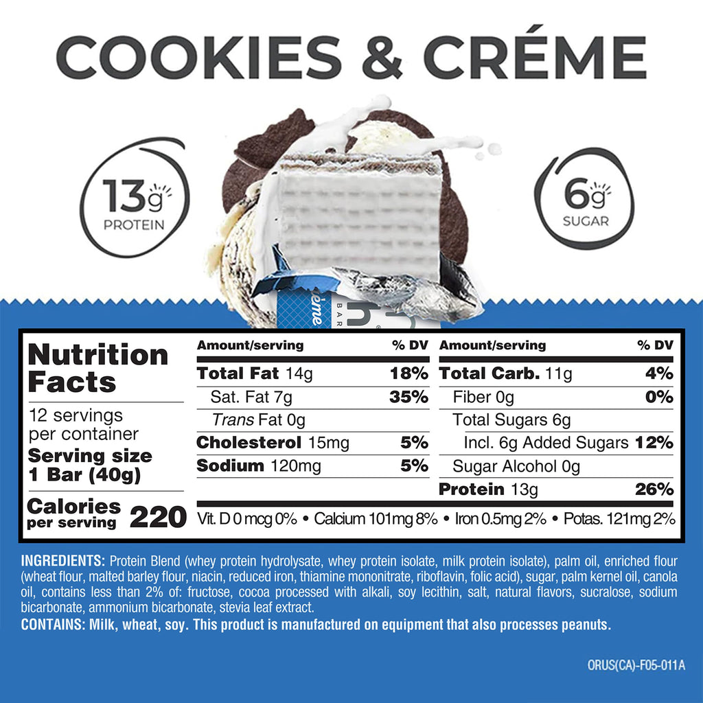 Power Crunch Protein Energy Wafer Bars | Protein Snack

