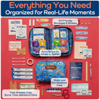 KEEP GOING Travel First Aid Kit – 130 Pc | TSA-Approved

