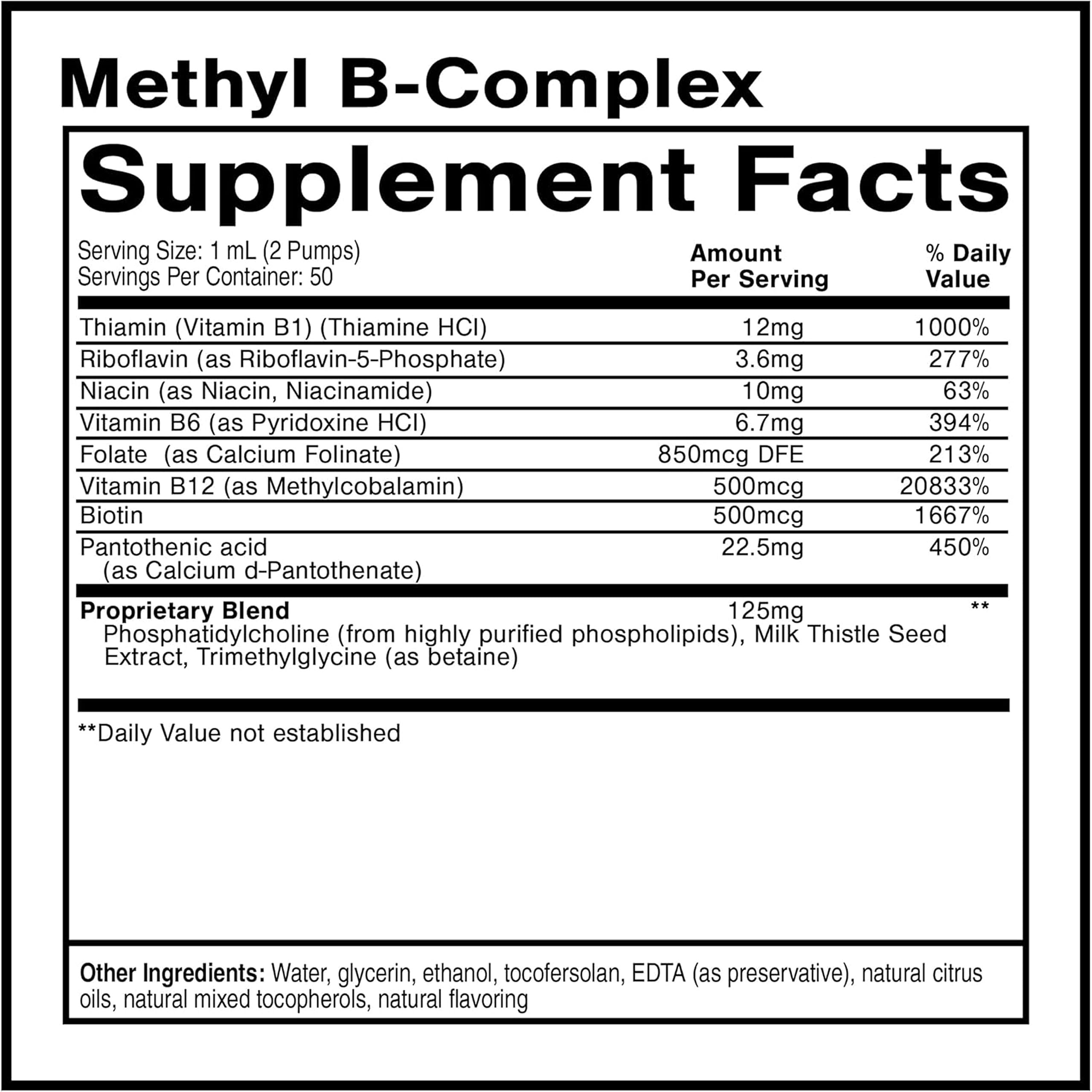 Methyl B Complex Liposomal Liquid by Quicksilver Scientific

