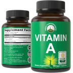 Vitamin A Supplement Organic 5000 IU – Vegan


