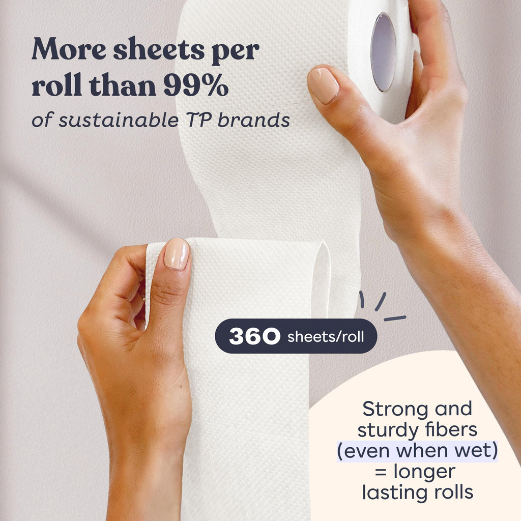 Betterway Bamboo Toilet Paper 3-Ply | PFAS Free

