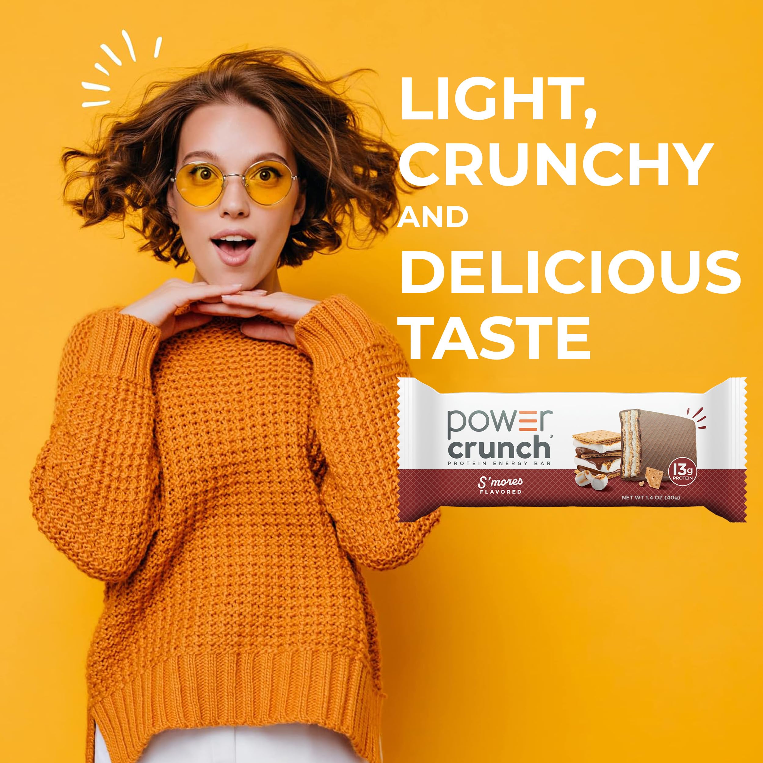 Power Crunch Protein Energy Wafer Bars S'Mores 1.4 oz

