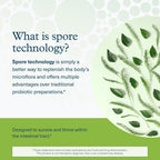 Youtheory Spore Probiotic for Gut Health with Prebiotics

