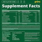 Grüns Adult Greens Gummies Multivitamin with Prebiotic Fiber

