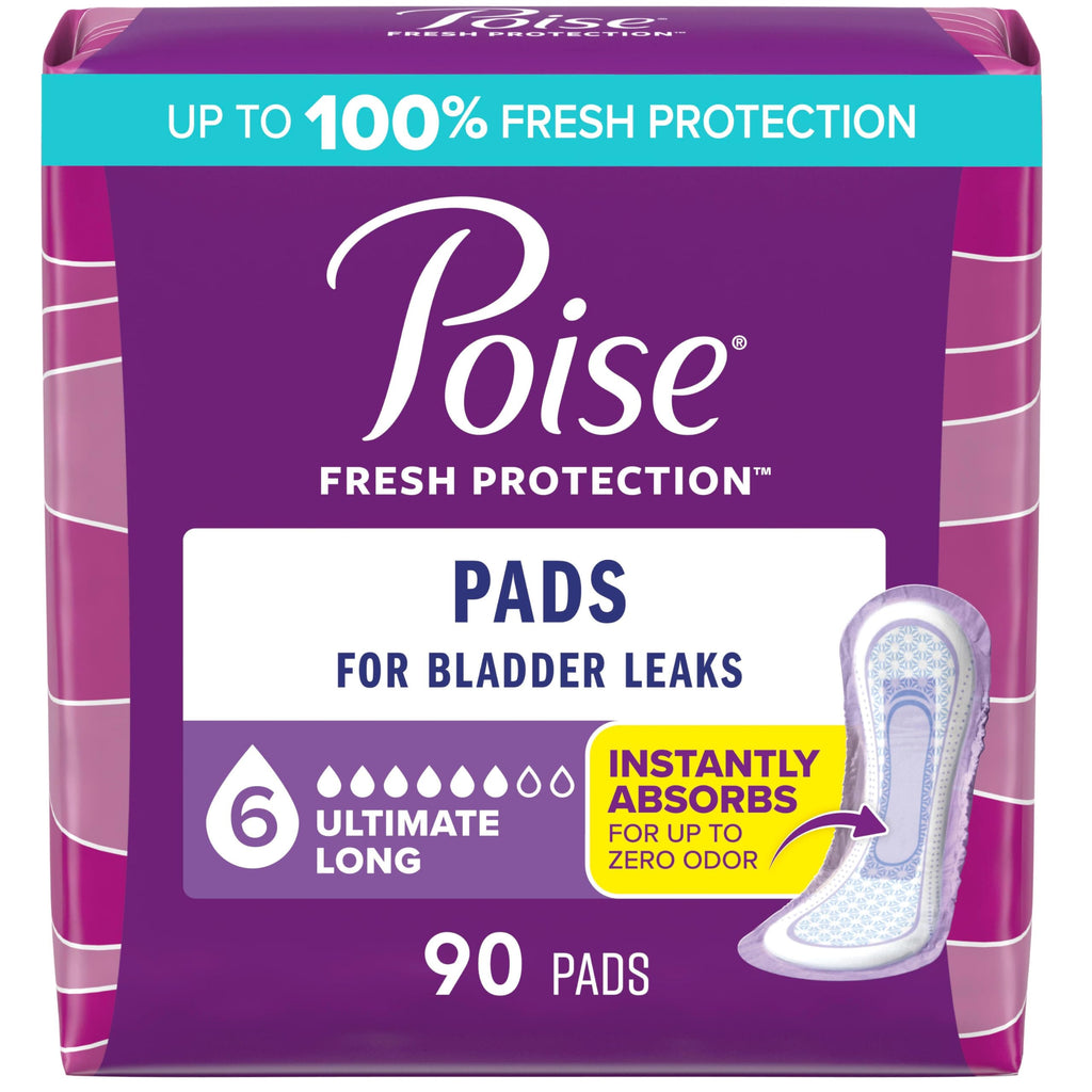 Poise Incontinence Pads for Bladder Leaks – Absorbency

