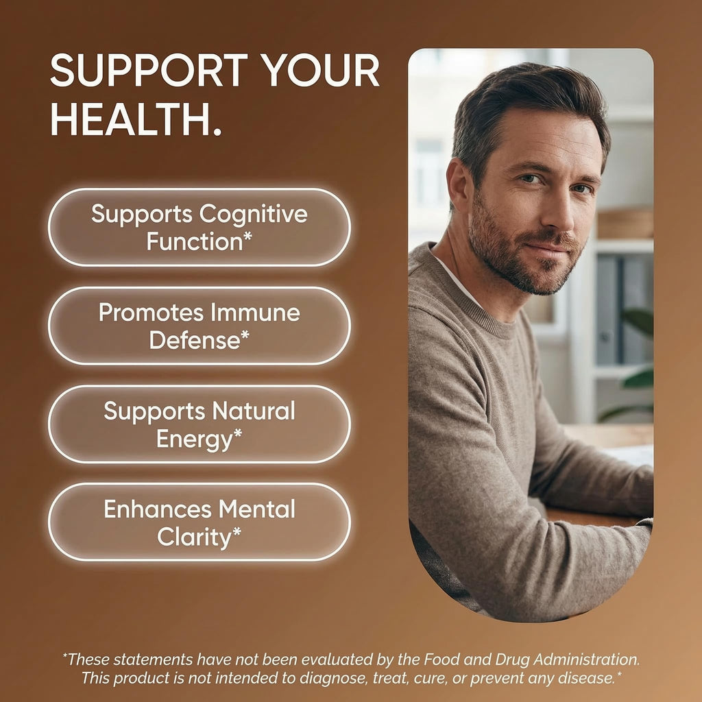 Clean Nutra Mushroom Liquid Drops | Immune Support

