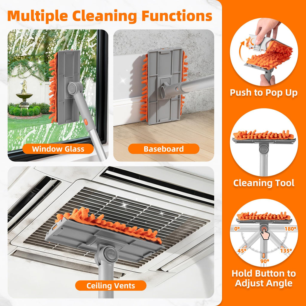 Ceiling Fan Cleaner Duster Kit | Multi-Functional Cleaning Set

