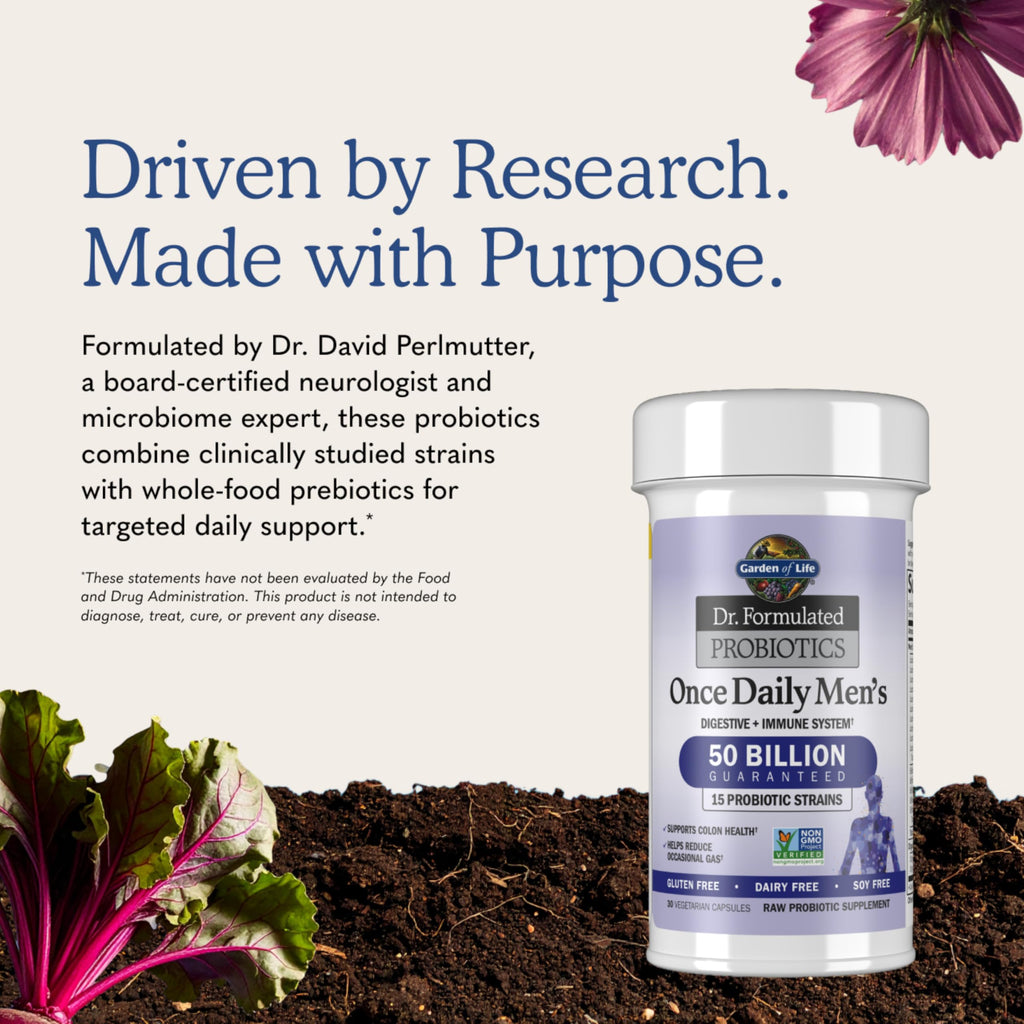 Garden of Life Probiotics for Men Formulated 50 Billion CFU

