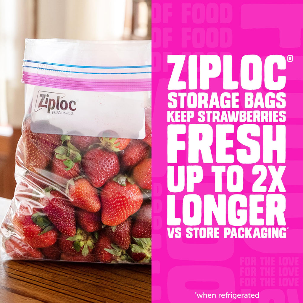 Ziploc Easy Open Food Storage Bags - BPA-Free

