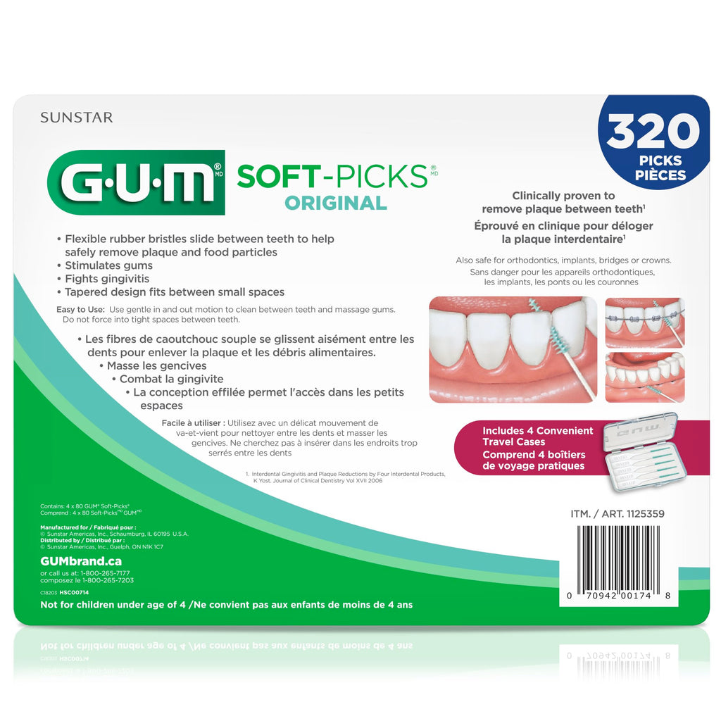 GUM Soft-Picks Original Interdental Picks for Gum Health

