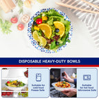 JOLLY CHEF Disposable Paper Bowls | Heavy Duty Soak-Proof

