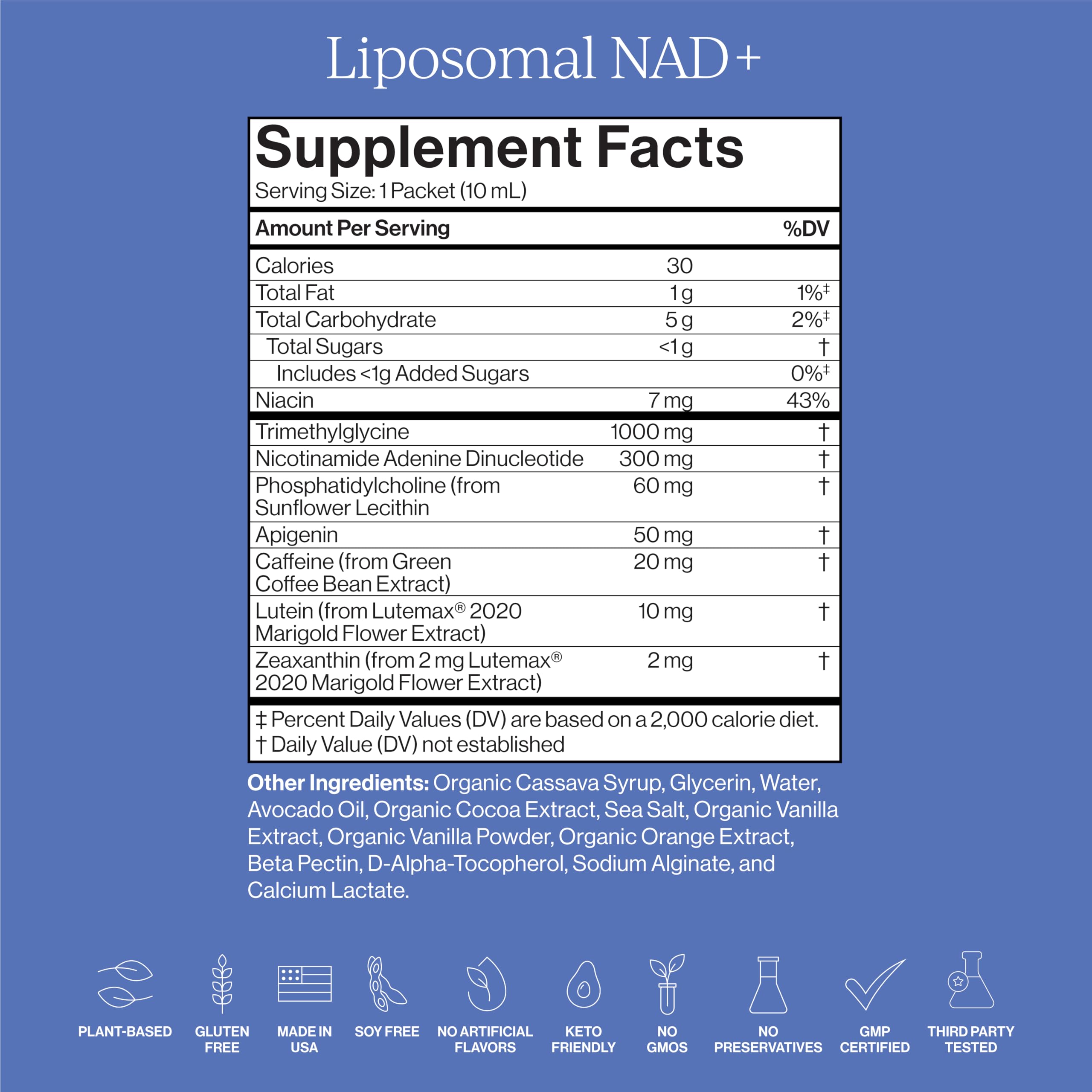 Cymbiotika Liposomal NAD Supplement for Cellular Energy

