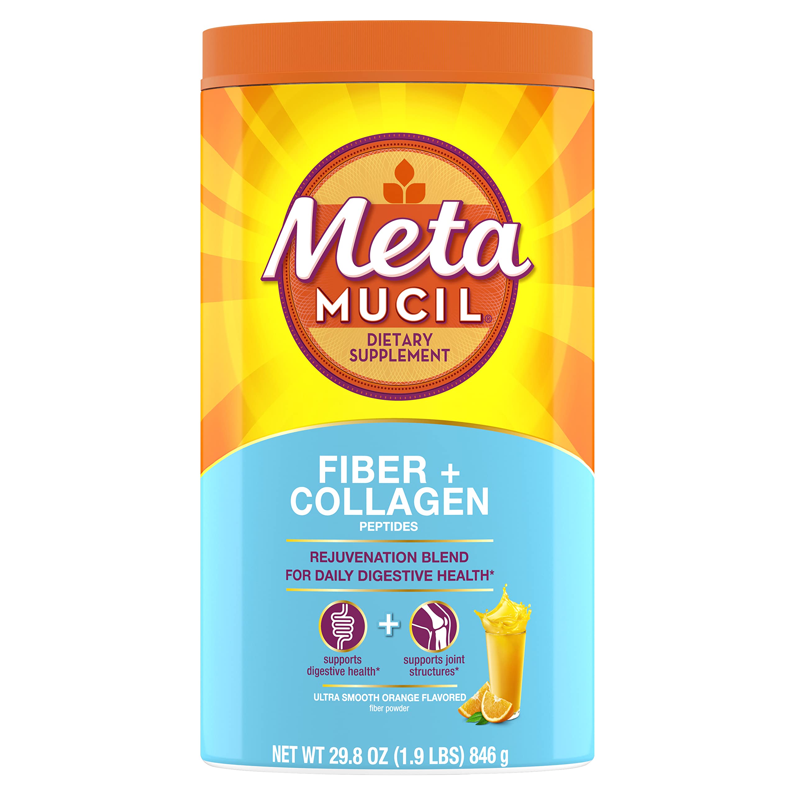 Metamucil Fiber Collagen Rejuvenation Blend - Psyllium Husk

