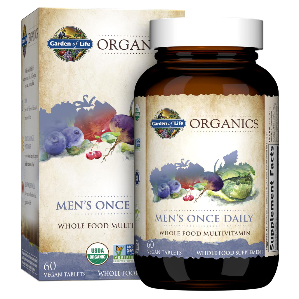 Garden of Life Men's Whole Food Multivitamin | Once Daily

