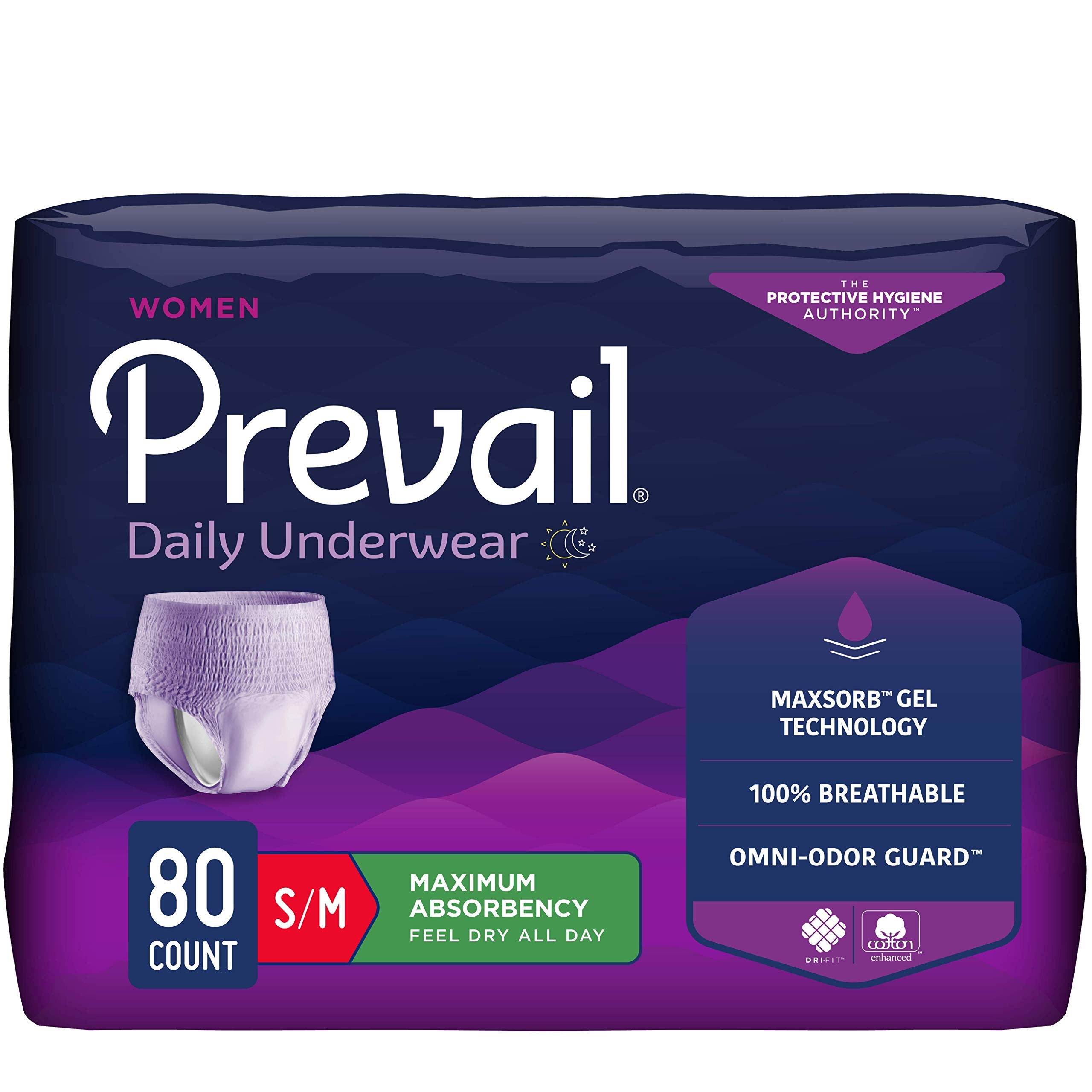 Prevail Proven Women's Incontinence Protective Underwear - Maximum Absorbency