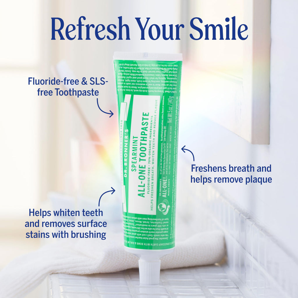 Dr. Bronner’s All-One Fluoride-Free Toothpaste for Adults

