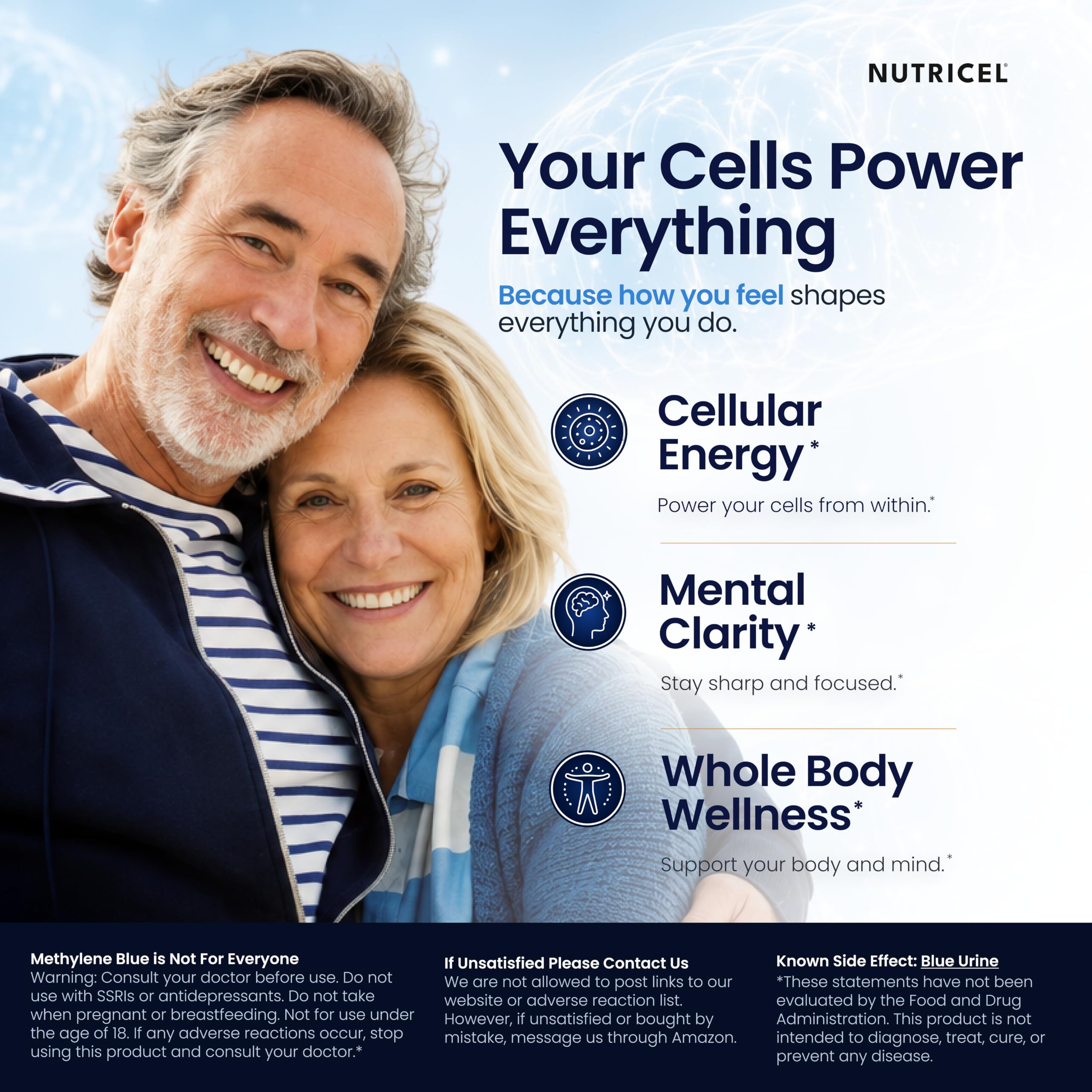 Nutricel Methylene Blue Capsules USP Grade

