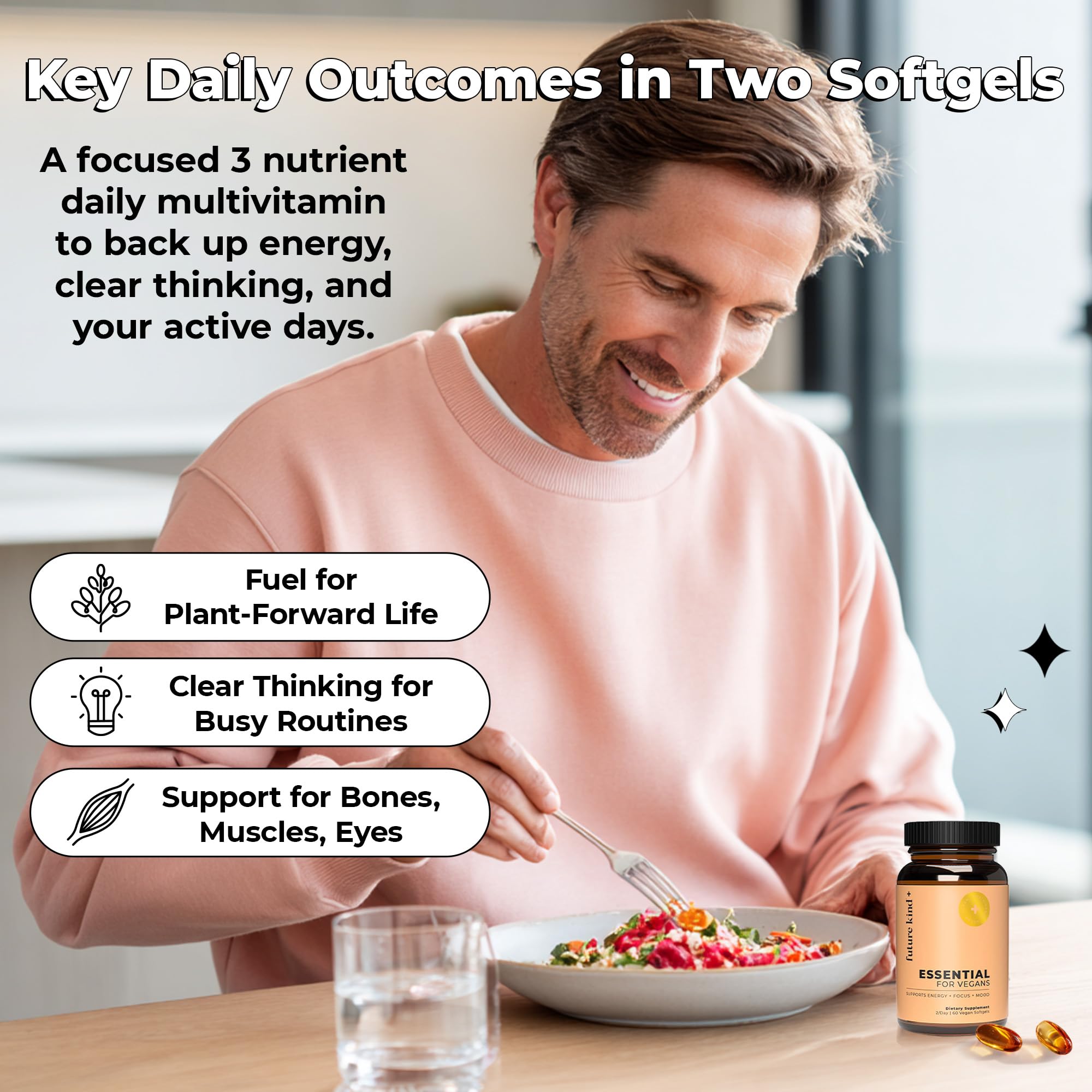 Future Kind Daily Multivitamin – Energy & Clarity – Vegan

