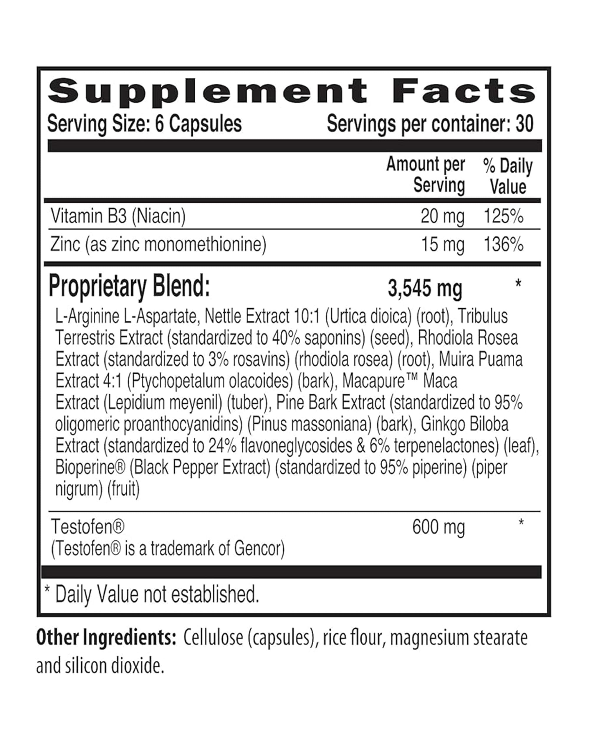 NaturalSlim Testosterone Booster for Men | Energy & Muscle


