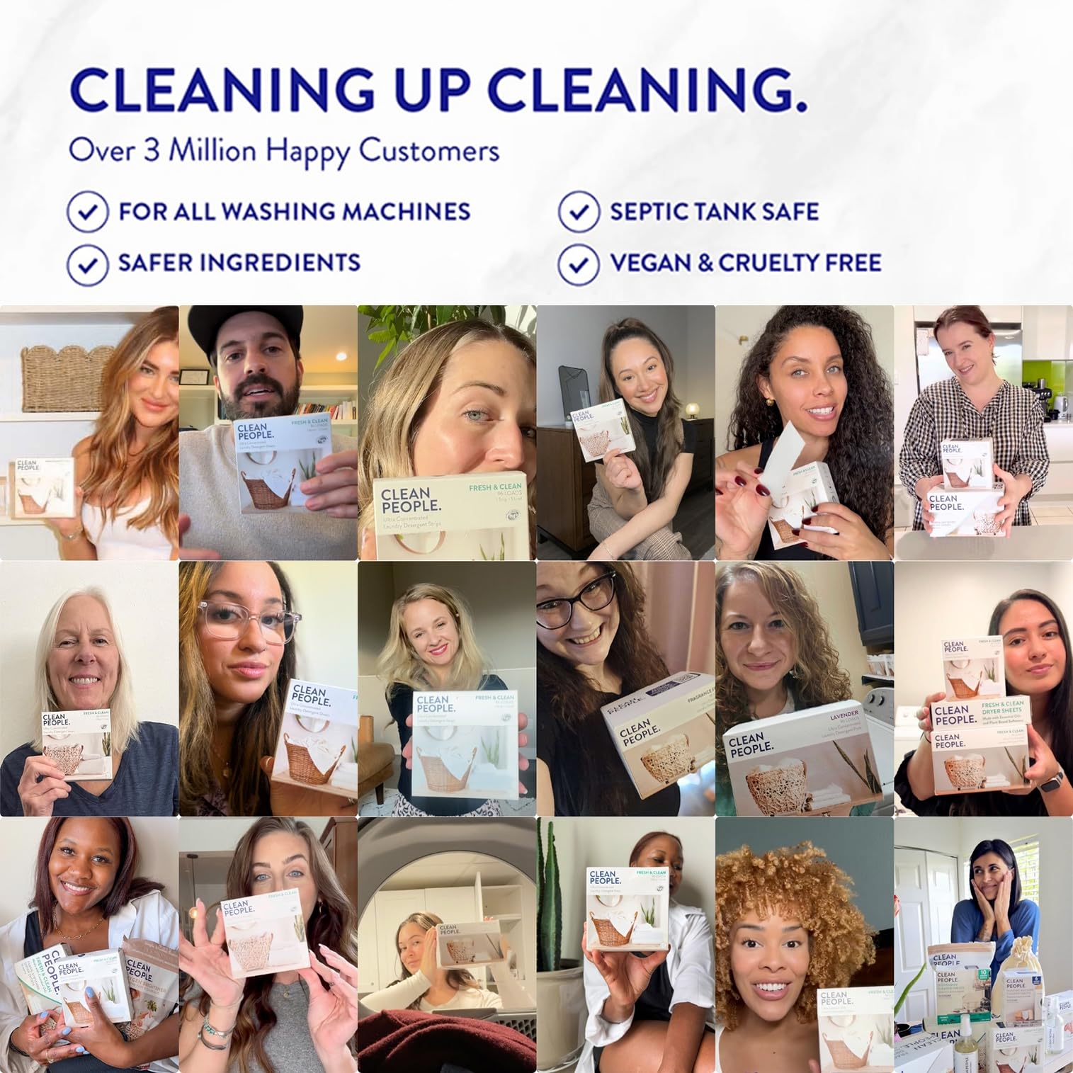Laundry Detergent Pods by The Clean People - Hypoallergenic

