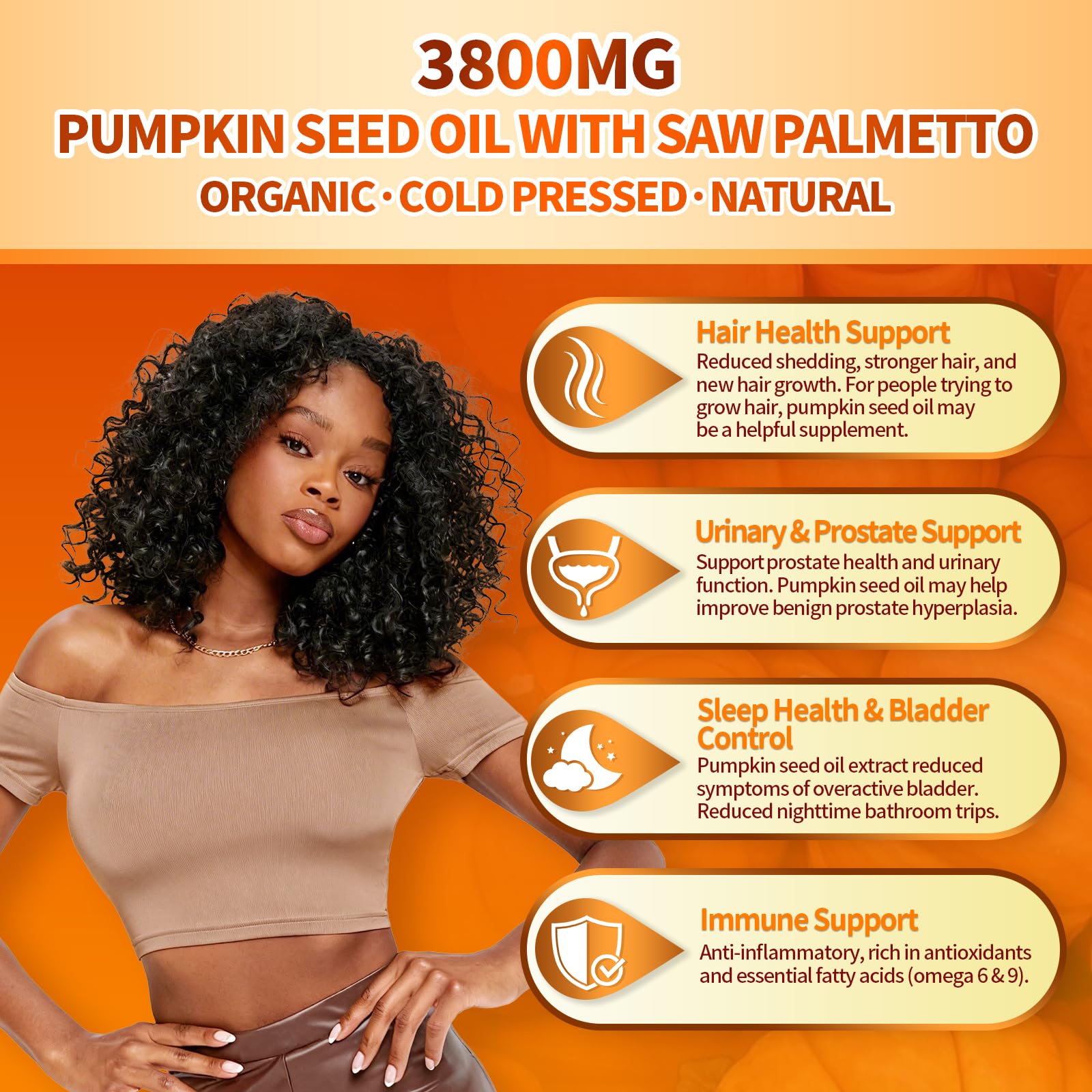 VivoNu Pumpkin Seed Oil with Saw Palmetto for Prostate

