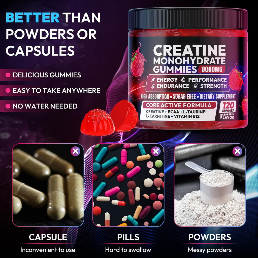 Cytona Creatine Monohydrate Gummies for Strength & Endurance

